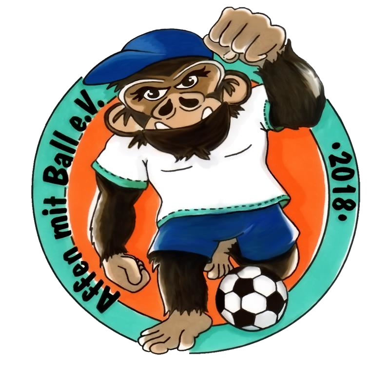 Affen mit Ball